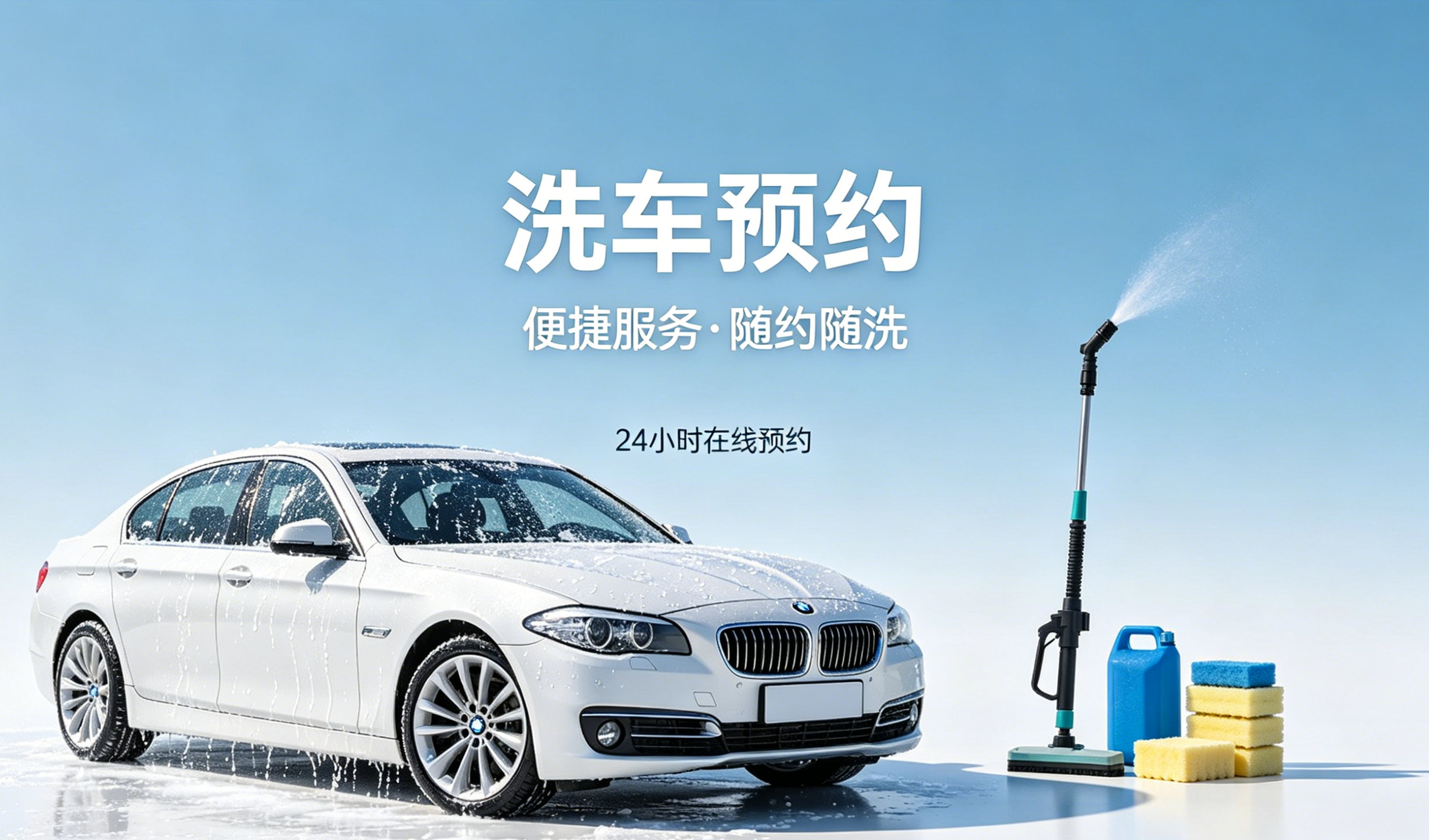 洗车预约小程序案例｜瓦力游戏打造汽车洗护私域平台