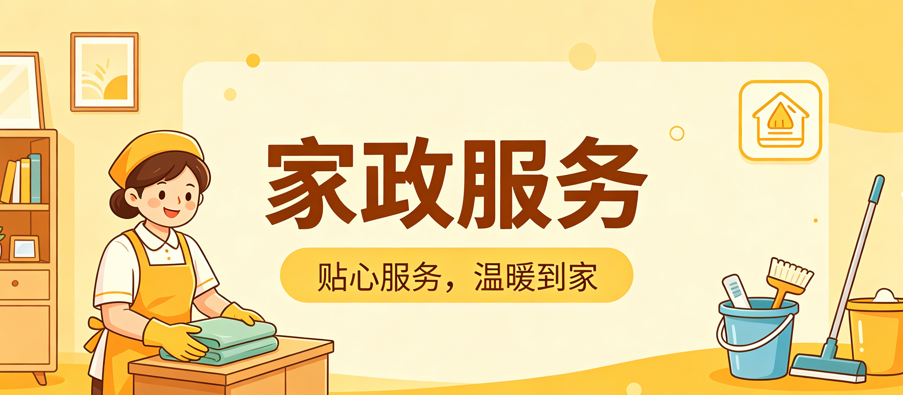 家政服务小程序案例｜瓦力游戏打造简约精致UI服务平台