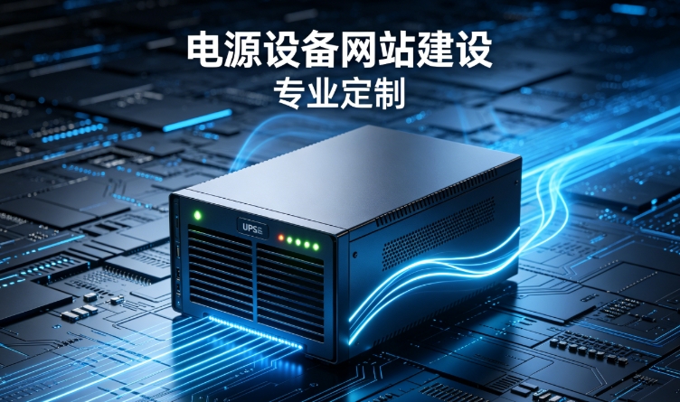瓦力游戏电源设备企业网站建设案例｜工业电气设备官网定制与获客优化方案