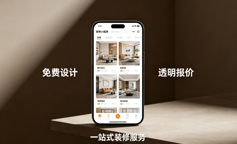 瓦力游戏装修服务平台小程序开发案例｜家装工装一站式平台定制落地详解