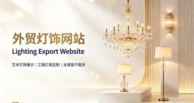 外贸灯饰独立站定制搭建实战案例｜瓦力游戏出口企业双语网站建设制作全流程解析