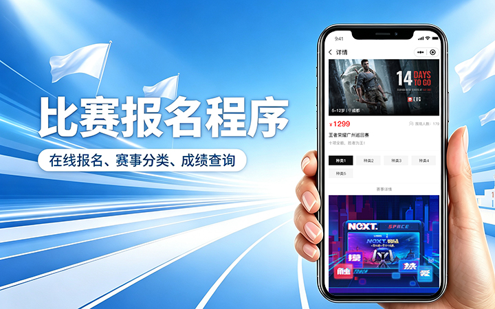 瓦力游戏赛事报名小程序开发_在线报名缴费系统定制